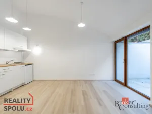 Pronájem bytu 1+kk, Brno - Horní Heršpice, Sokolova, 26 m2