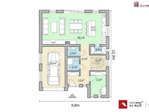 Prodej domu na klíč, Zlín, Nivy II, 149 m2