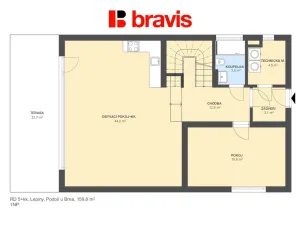 Prodej rodinného domu, Podolí, 160 m2