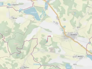 Dražba lesa, Zavlekov, 1331 m2