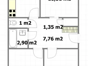 Prodej bytu 3+1, Praha - Horní Měcholupy, Boloňská, 77 m2