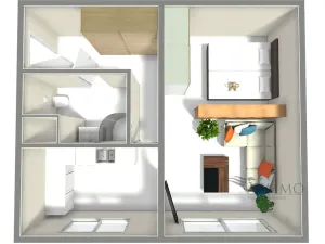 Pronájem bytu 1+1, České Budějovice - České Budějovice 2, V. Volfa, 41 m2