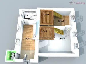 Prodej komerční nemovitosti, Brno - Staré Brno, Hybešova, 79 m2