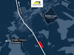 Pronájem skladu, Solnice, Průmyslová, 9368 m2