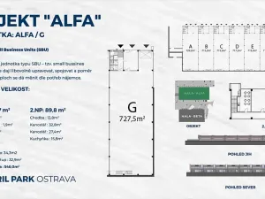 Pronájem skladu, Ostrava, Kotalova, 8855 m2