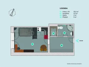 Prodej bytu 1+kk, Polná, Žejdlicova, 36 m2