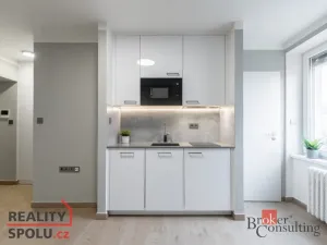 Pronájem bytu 1+kk, Brno - Štýřice, Bakalovo nábřeží, 23 m2