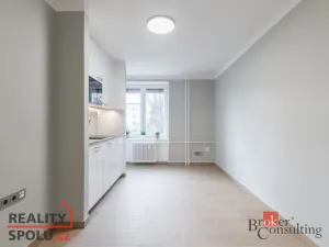 Pronájem bytu 1+kk, Brno - Štýřice, Bakalovo nábřeží, 23 m2