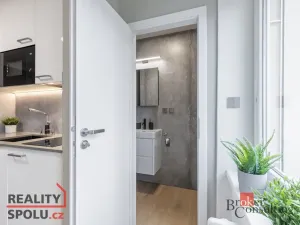 Pronájem bytu 1+kk, Brno - Štýřice, Bakalovo nábřeží, 23 m2