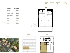 Prodej bytu 2+kk, Lipno nad Vltavou, 71 m2