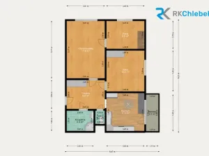 Pronájem bytu 3+1, Ostrava - Moravská Ostrava, Gen. Píky, 65 m2