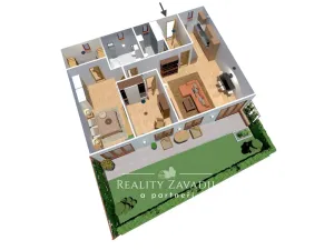 Pronájem bytu 3+kk, Jesenice, V Lázních, 93 m2