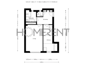 Pronájem bytu 1+1, Praha - Vršovice, Petrohradská, 37 m2