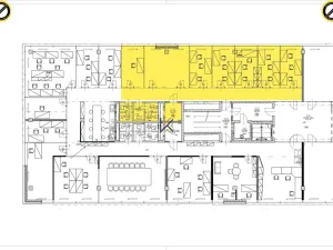 Pronájem kanceláře, Praha - Libeň, Voctářova, 157 m2
