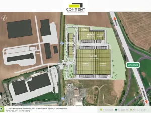 Pronájem skladu, Hustopeče, Brněnská, 6183 m2