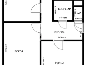 Pronájem bytu 3+1, Uherské Hradiště, 70 m2