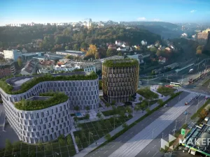 Pronájem kanceláře, Praha - Vokovice, Evropská, 792 m2