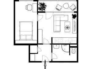 Prodej bytu 2+kk, Brno, ulice Kosmonautů, 38 m2