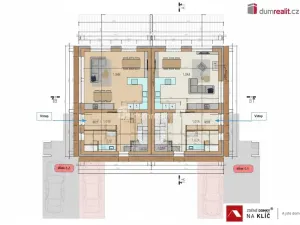 Prodej domu na klíč, Zlín, Nivy II, 118 m2