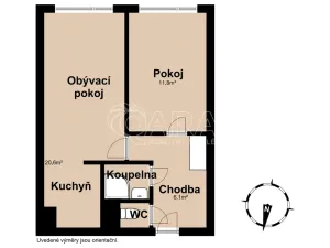 Prodej bytu 2+kk, Praha - Háje, Kupeckého, 42 m2