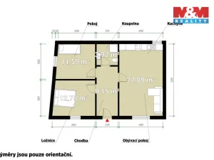 Prodej bytu 3+kk, Chrást, Dlouhá, 65 m2