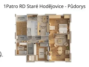 Prodej rodinného domu, Staré Hodějovice, Na Vyhlídce, 181 m2