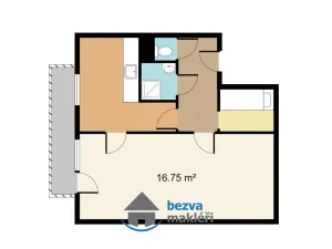 Pronájem bytu 1+1, Luže, Družstevní, 42 m2