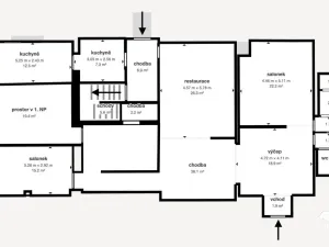 Prodej restaurace, Rokycany - Plzeňské Předměstí, Sokolská, 413 m2