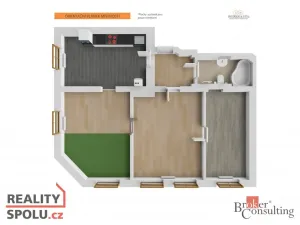 Prodej bytu 3+kk, Trutnov - Střední Předměstí, Jiráskovo náměstí, 78 m2