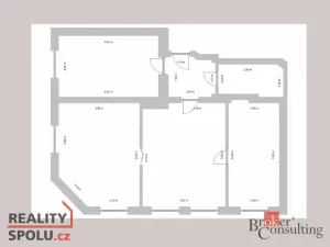 Prodej bytu 3+kk, Trutnov - Střední Předměstí, Jiráskovo náměstí, 78 m2