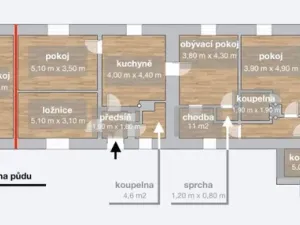 Prodej rodinného domu, Chocenice, 280 m2