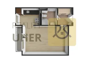 Prodej bytu 1+kk, Bělá pod Bezdězem, Tyršova, 37 m2