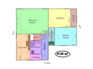 Prodej bytu 3+1, Orlová - Lutyně, 1. máje, 72 m2