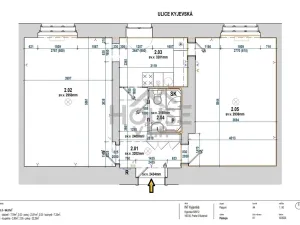 Prodej bytu 2+1, Praha - Bubeneč, Kyjevská, 63 m2
