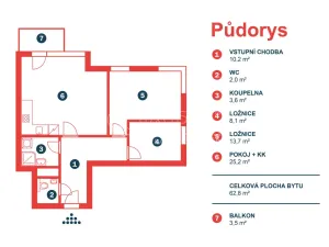 Prodej bytu 3+kk, Praha - Uhříněves, V kuťatech, 66 m2