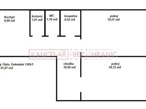 Prodej bytu 2+1, Český Těšín, Dukelská, 64 m2