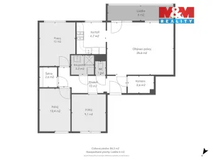 Prodej bytu 4+1, Hořovice, U Remízku, 84 m2