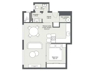 Prodej bytu 2+kk, Praha - Libeň, Pivovarnická, 48 m2