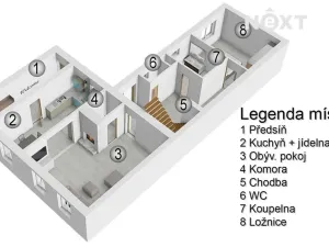 Prodej rodinného domu, Hostěrádky-Rešov, 176 m2