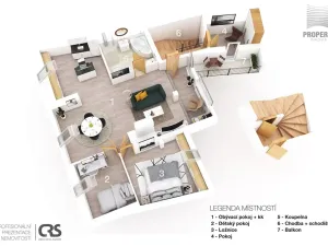 Prodej bytu 4+kk, Brno, Ríšova, 118 m2