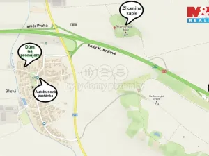 Pronájem bytu 1+kk, Bříství, 34 m2