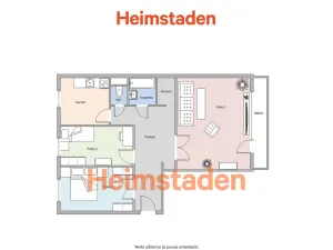 Pronájem bytu 3+1, Orlová - Lutyně, Ke Studánce, 71 m2