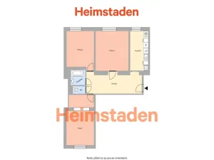 Pronájem bytu 3+1, Havířov - Město, Koperníkova, 80 m2