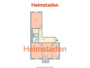 Pronájem bytu 3+kk, Ostrava - Poruba, Hlavní třída, 78 m2