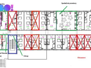Pronájem kanceláře, Třinec, Lidická, 20 m2