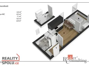Prodej bytu 2+kk, Vamberk, Radniční, 31 m2