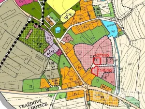 Prodej pozemku pro bydlení, Dolní Kralovice - Vraždovy Lhotice, 1071 m2