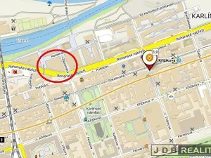 Pronájem kanceláře, Praha - Karlín, Karolinská, 60 m2