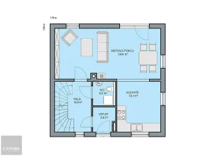 Prodej rodinného domu, Malá Hraštice, 97 m2