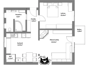 Prodej bytu 2+1, Příbram - Příbram IV, Hornických učňů, 92 m2